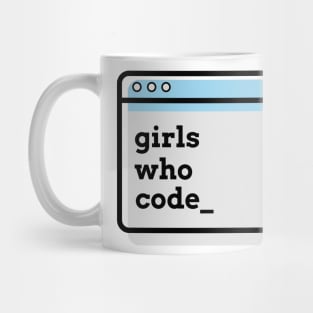 Girls Who Code Blue Mug